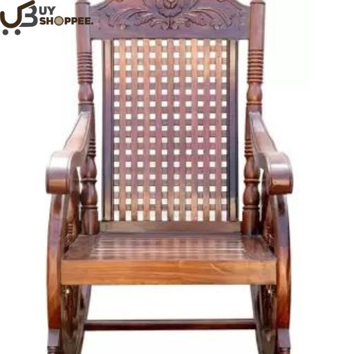 Artesia Solid Wood 1 Seater Rocking Chairs  (Finish Color - Brown, Pre-assembled)