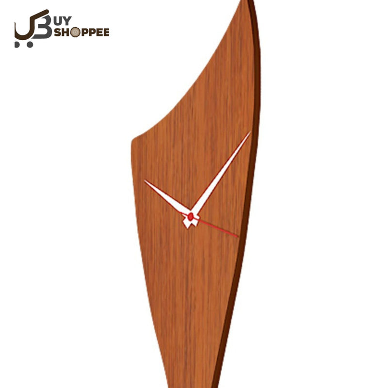 Brown Solid Wood Pepper Pendulum Clock