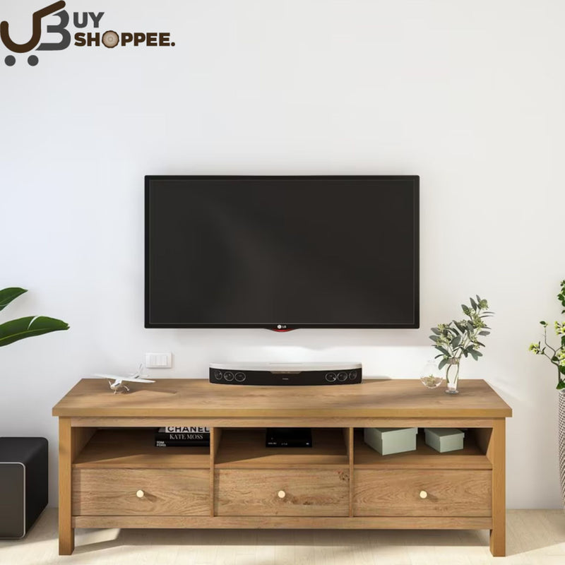 Cyprien In Natural Finish For TVs Up To 55