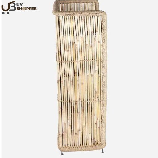 Ethnic Cane Book Shelf In Beige Finish with 4 Tier