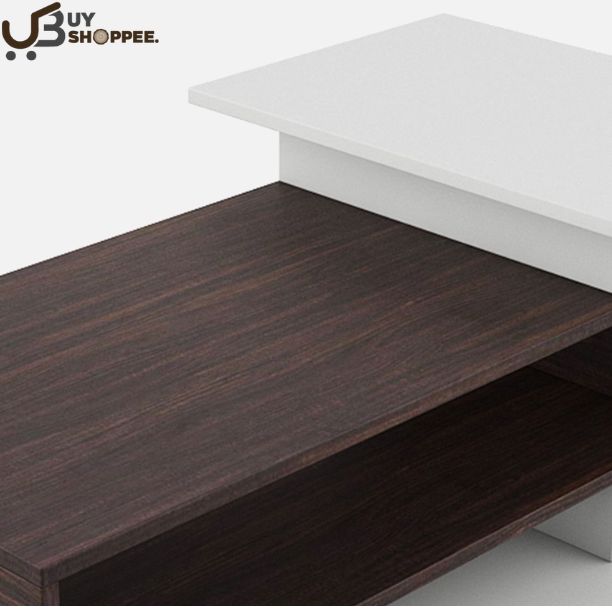 Kiosk Coffee Table in Choco Walnut Color