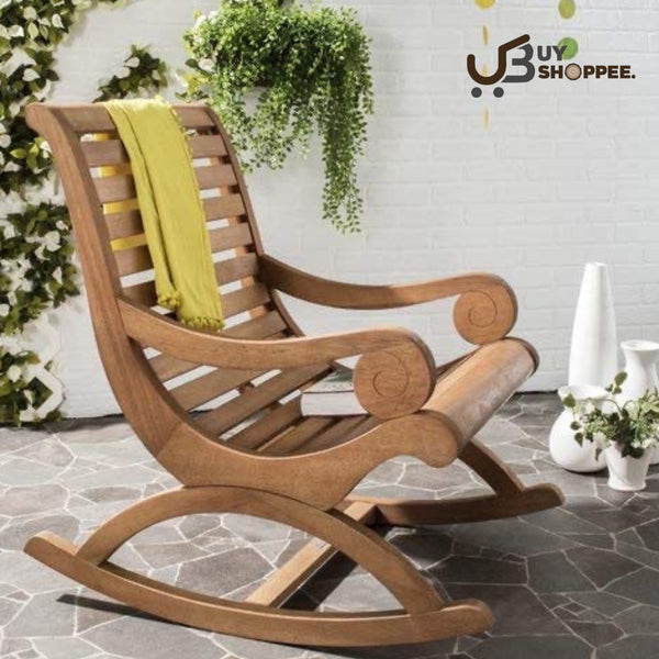 Solid Wood Rocking Chair for Living Room