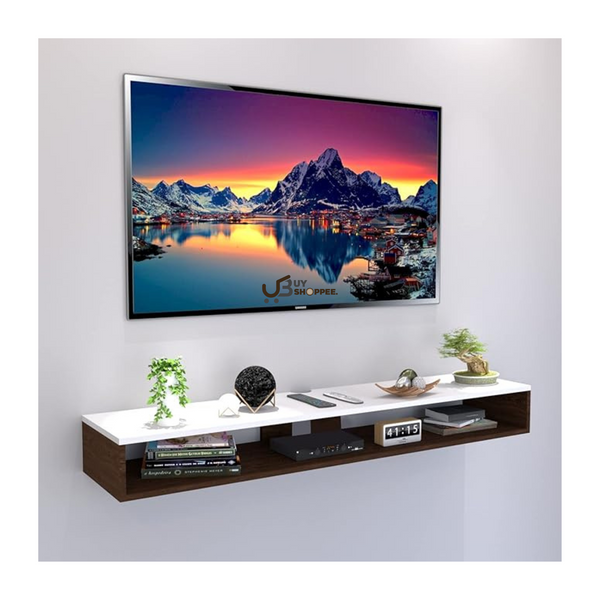 Alpine Serenity Floating TV Console: Elevate Your Viewing Experience