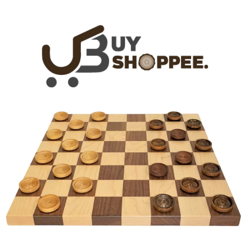 Wooden Checker Board Game