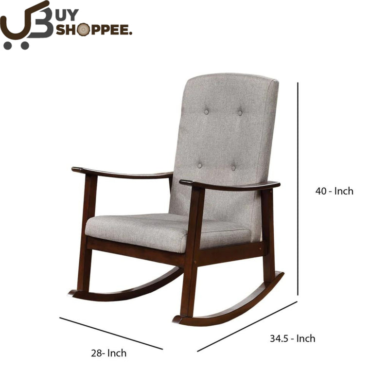 Wooden Rocking Chair Brown