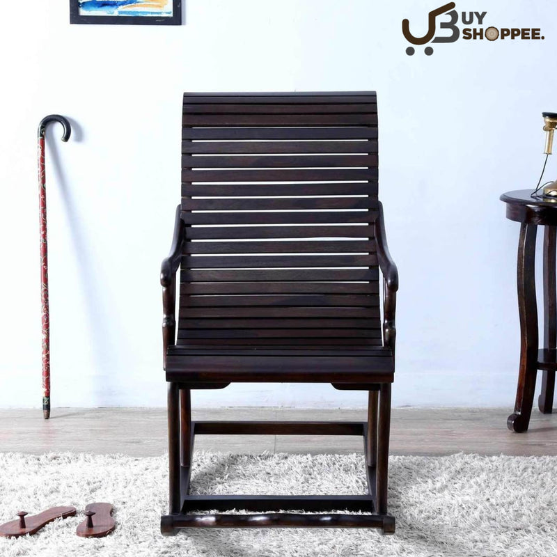 Aussumm Wooden Grandpa Rocking Chair for Living Area