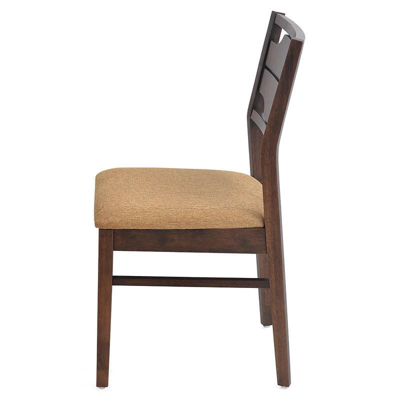 Olenna Dining Chair With Cushion (Walnut)