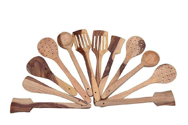 Multipurpose Serving And Cooking Spoon Set ,Set Of 12 Pcs