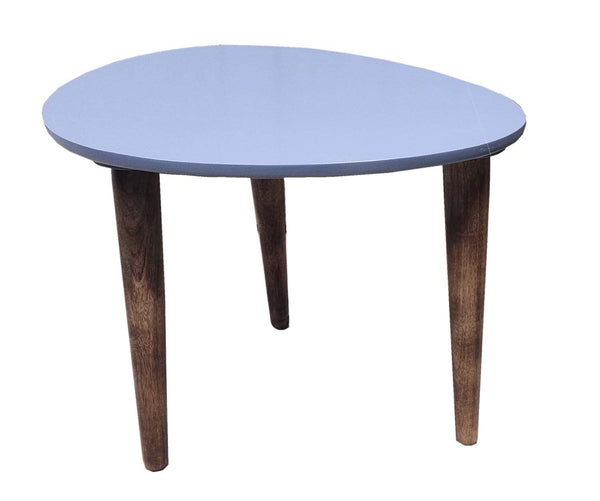 Oval Shape MDF & Wooden Modern Coffee Table Centre