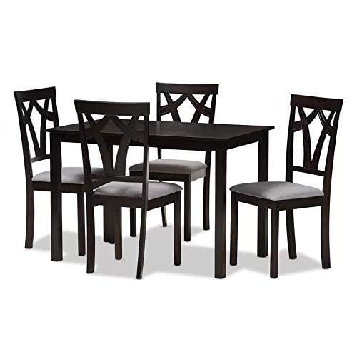 Modern and Contemporary 5 Piece Breakfast Nook Dining Set.