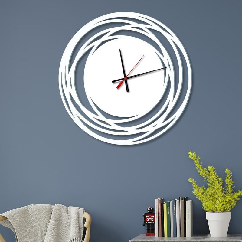 Wall Clock for Living Room in Loops Shape