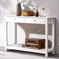 Console Table for entryway with 2 Drawers,Sofa Entryway Table with Storage Drawers