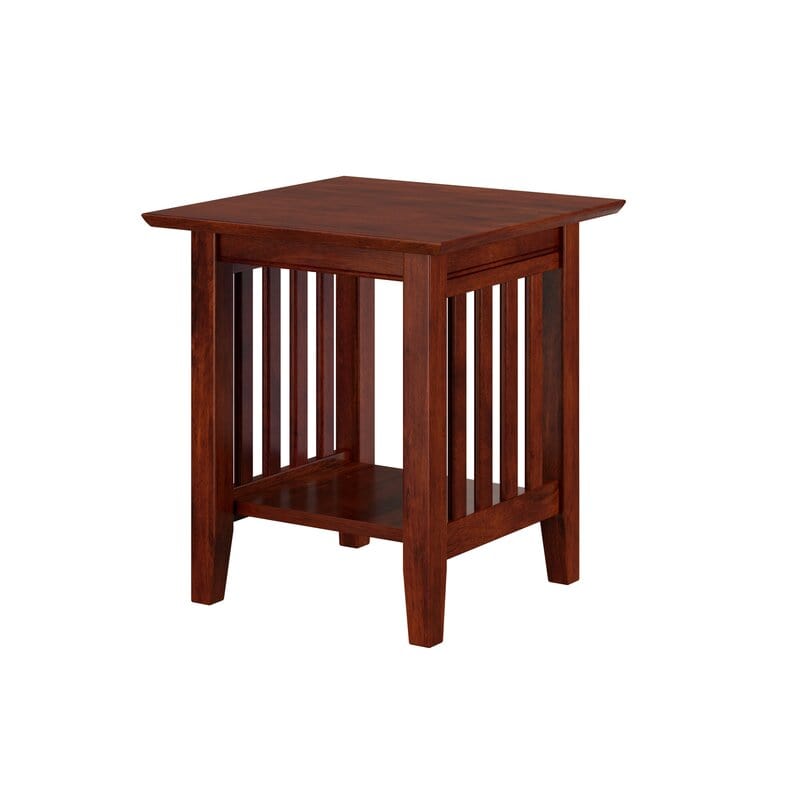 Jarrah Tall Solid Wood End Table