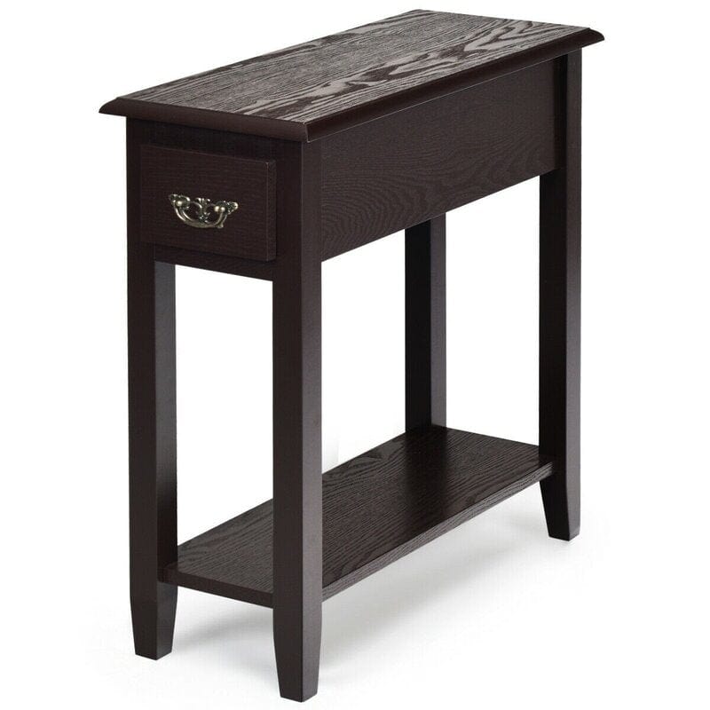 Lewallen Tall End Table with Storage