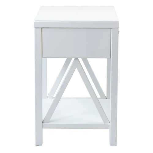 UBuyShoppee Attractive Wooden End Side Table with Storage