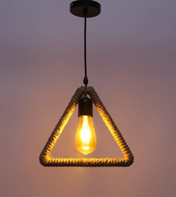 ubuyshoppee Triangle Ceiling Light (Brown) for Diwali,christmas etc.