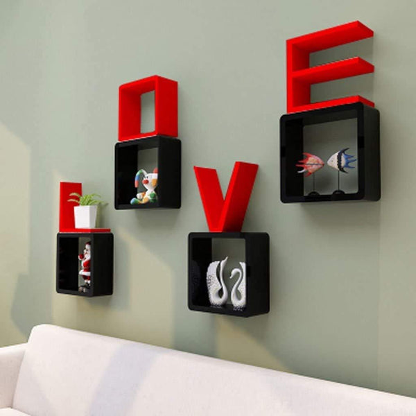 Creative Romantic Love Design Wall Shelf